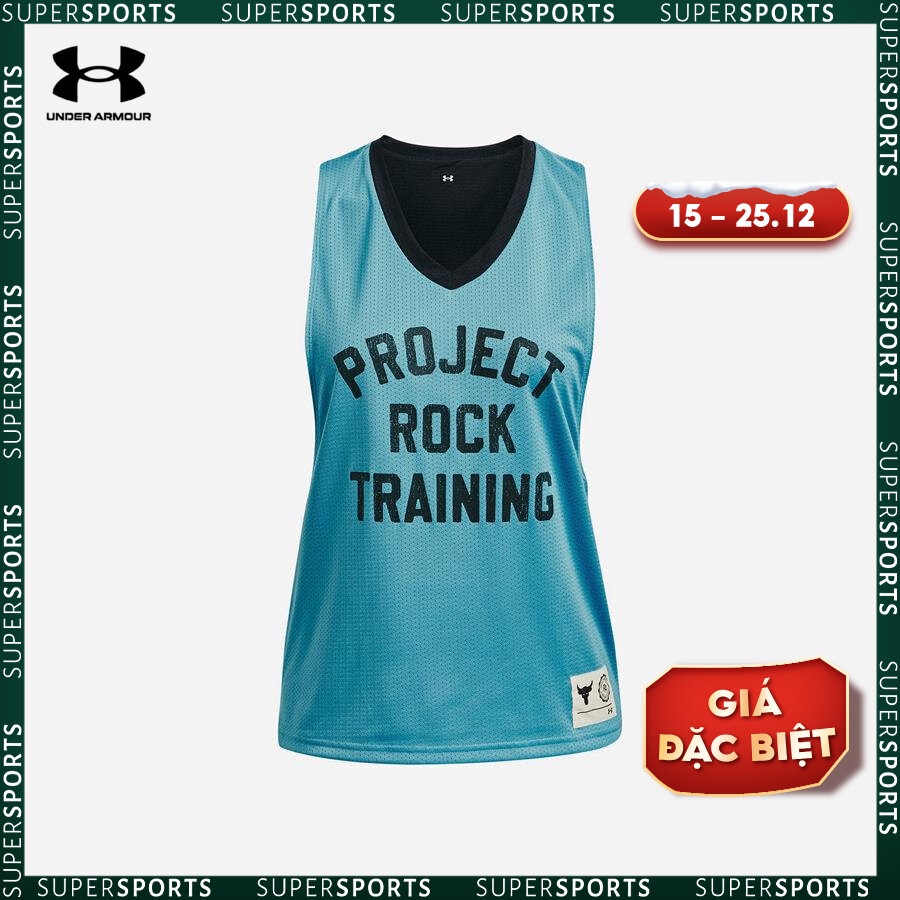 Áo ba lỗ thể thao nữ Under Armour The Rock - 1377459-433