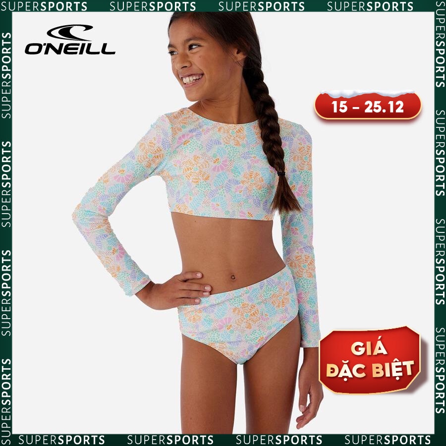 Áo bơi hai mảnh bé gái Oneill Piper Floral Crop - SP3874009-VAN