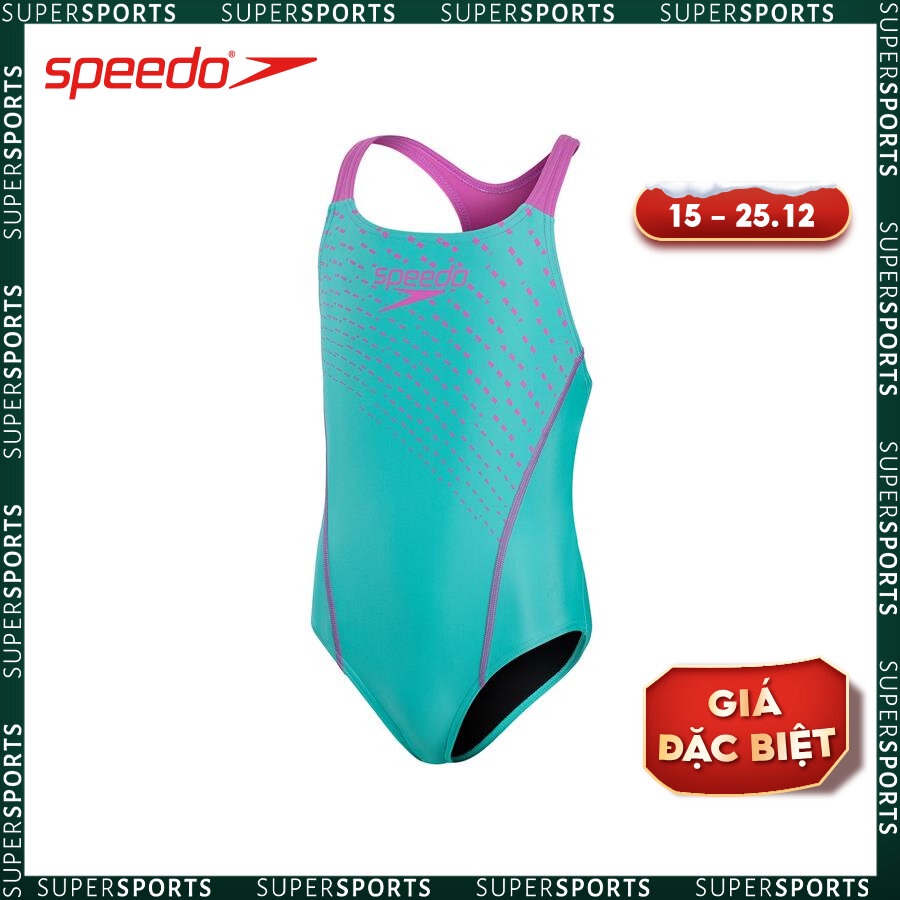 Đồ bơi một mảnh bé gái Speedo Medley Logo Mdlt Jf - 8-13458G684