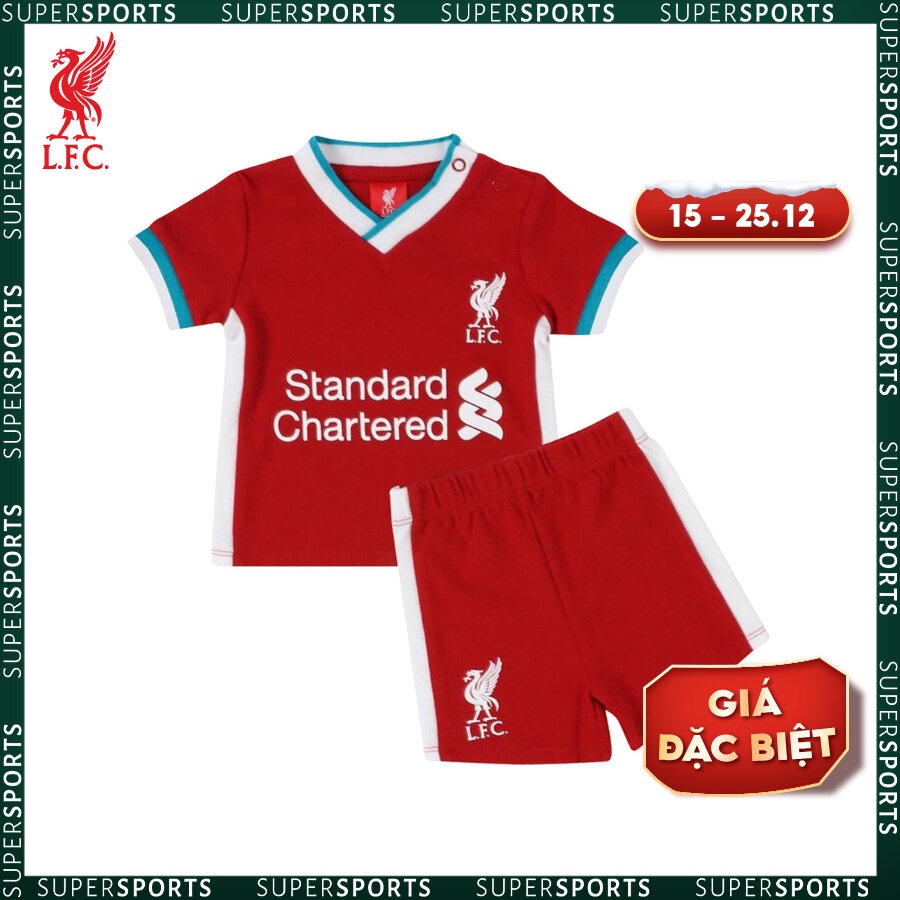 Set quần áo trẻ em Lfc 20/21 Home - Red - Liverpool Fc - A15381