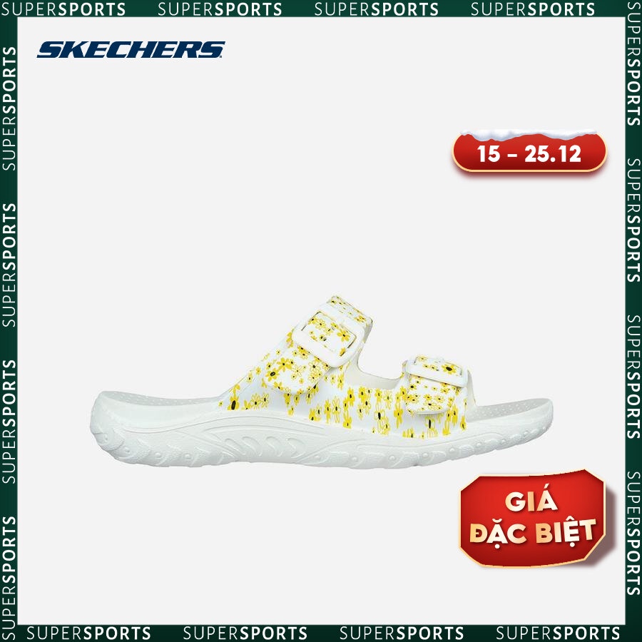 Dép quai ngang nữ Skechers Foamies Reggae - 111174-WHT