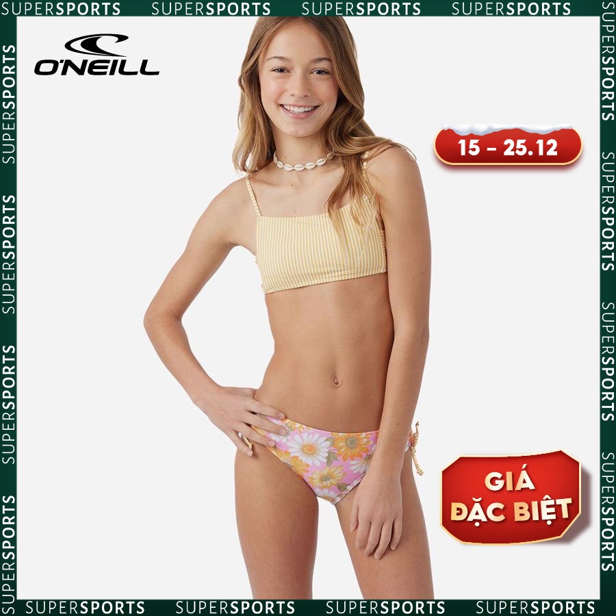 Áo bơi hai mảnh bé gái Oneill Sunnyside Floral Square Neck - SP3874012-PNK