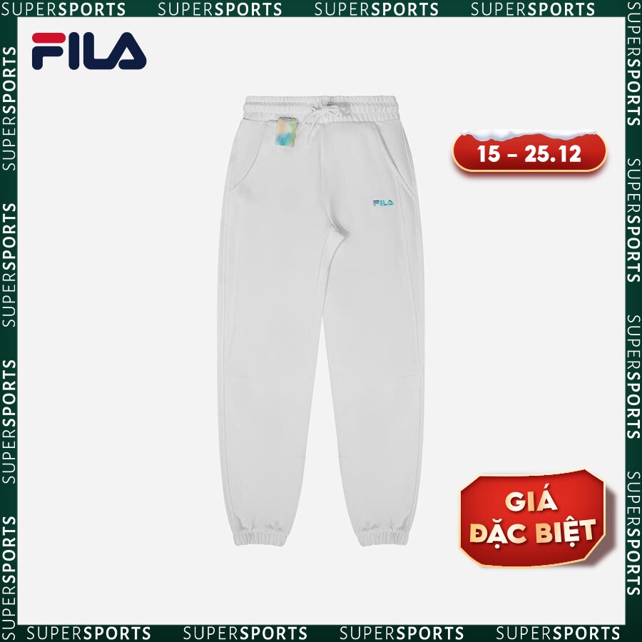 Quần dài thời trang unisex Fila - FW2PTF1052X-WHI