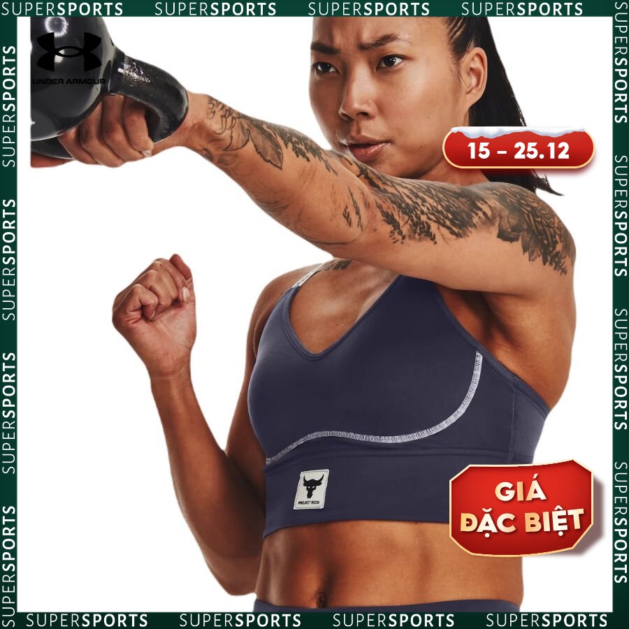 Áo bra thể thao nữ Under Armour PJT Rock Infty Mid Bra - 1373590-558