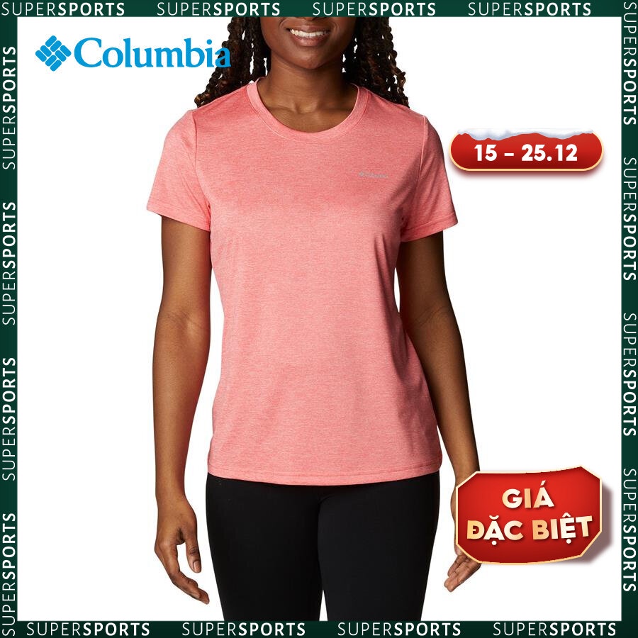 Áo thun tay ngắn thể thao nữ Columbia Columbia Hike™ Ss Crew - 1991553614