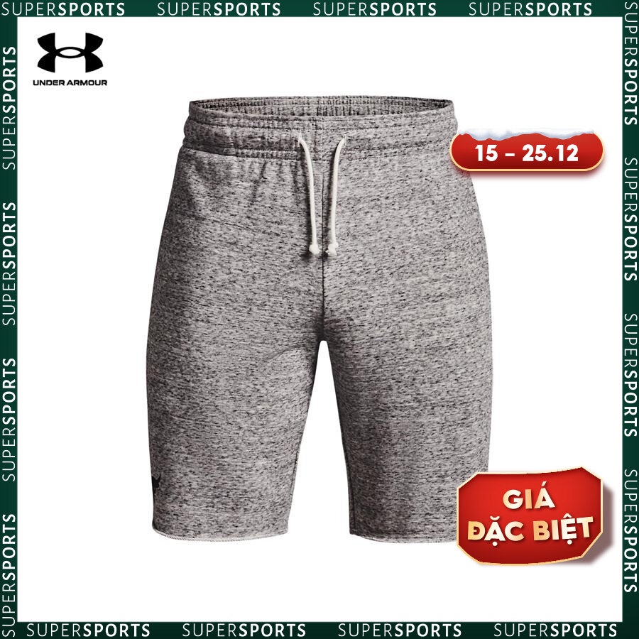 Quần ngắn thể thao nam Under Armour Project Rock Terry - 1361751-112