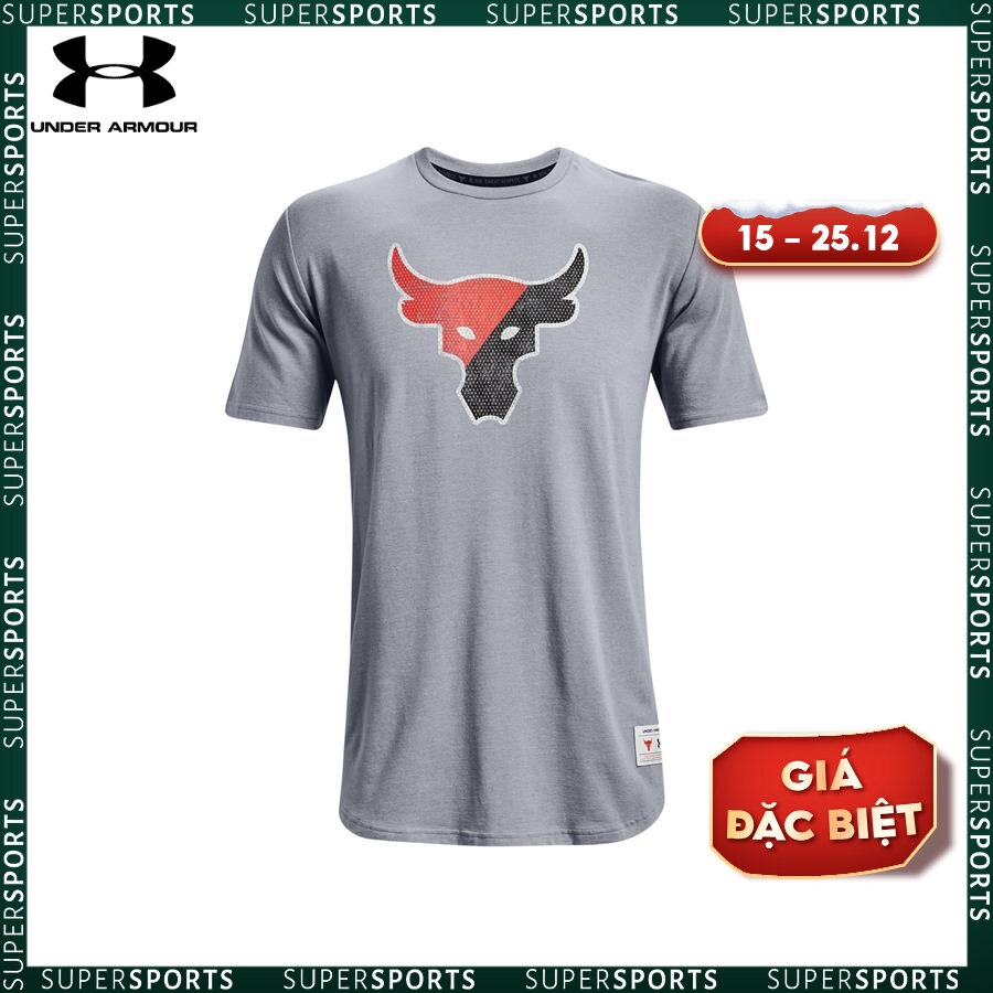 Áo thun tay ngắn thể thao nam Under Armour Project Rock Training Dept - 1367123-035