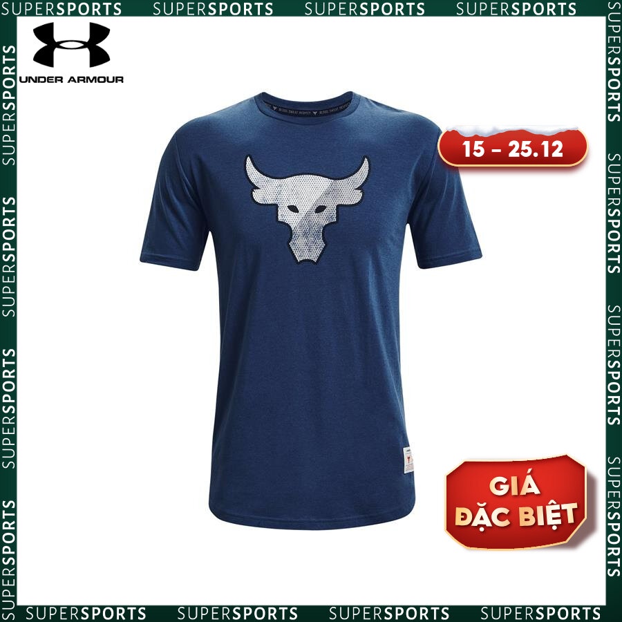 Áo thun tay ngắn thể thao nam Under Armour Project Rock Training Dept - 1367123-404
