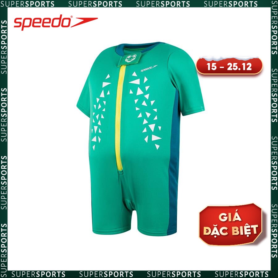 Bộ phao bơi áo liền quần trẻ em Speedo Croc Printed - 8-12258D680