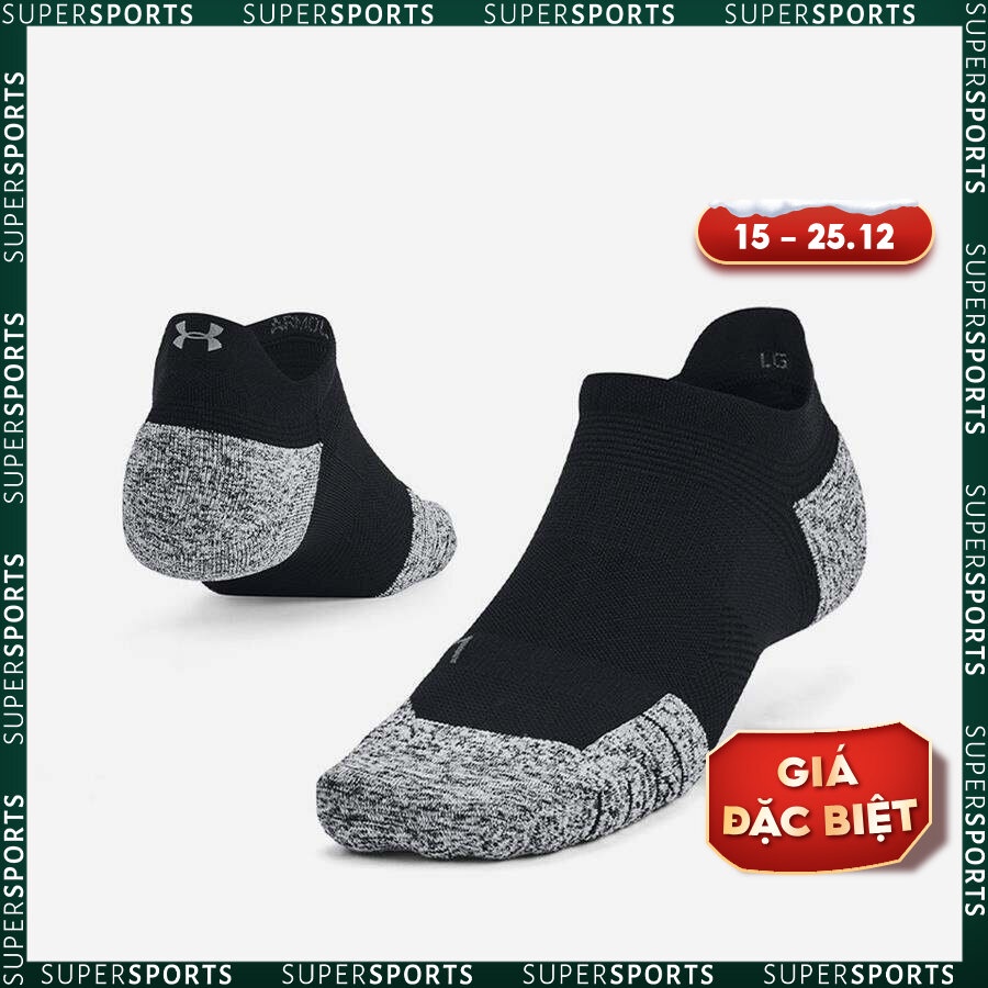 Vớ thể thao unisex Under Armour Run Cushion - 1376075-001