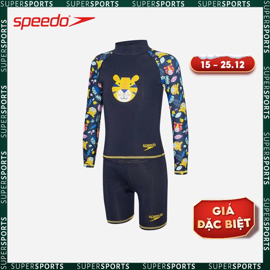 Bộ đồ bơi chống nắng bé trai SPEEDO Rashguard SOJ20031C-TNEY (2 tuổi)