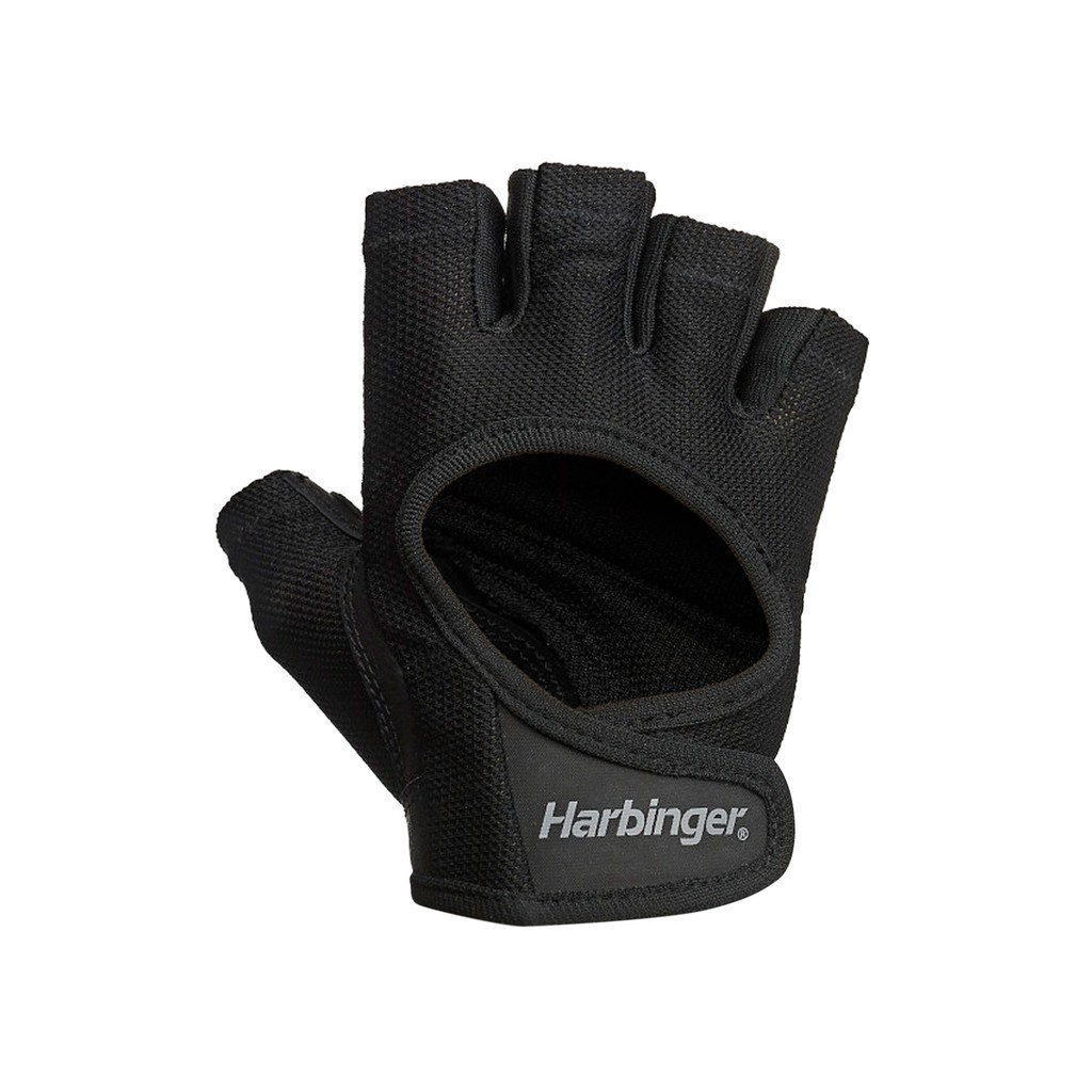 Găng tay tập gym nữ Harbinger W_Power Gloves_Black