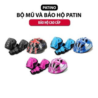 Combo mũ bảo hiểm và bảo hộ cho bé, bảo vệ chân tay và đầu gối Flying Eagle V5, Centosy P5