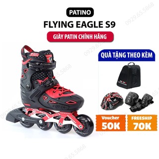 Giày patin trẻ em flying eagle s9, giày patin cho bé chính hãng - patino