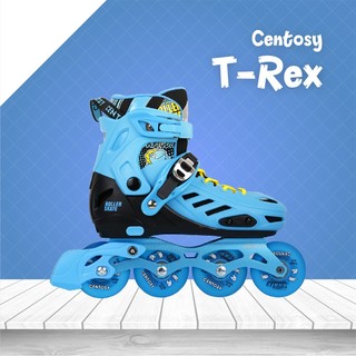 Giày patin trẻ em, 8 bánh phát sáng, Giày Trượt Patin Centosy T-rex chính hãng PATINO
