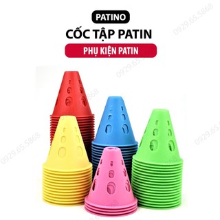Cốc tập trượt patin, cốc tập luyện hàng đẹp nhiều màu, cốc dẫn đường tập patin