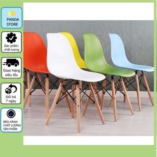 Ghế eames nhựa chân gỗ nhập khẩu