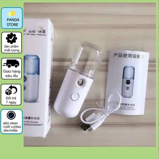 Máy phun sương mini cầm tay, máy xịt khoáng phun hơi nước tạo ẩm cho da mặt