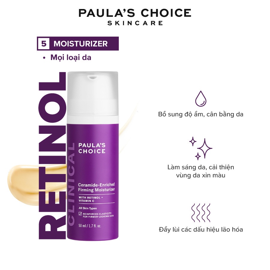 Kem dưỡng ẩm săn chắc da tăng cường collagen Paula’s Choice Clinical Ceramide – Enriched Firming Moisturizer 50ml 2120