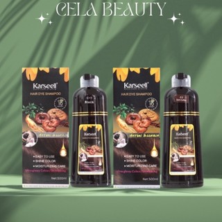 Dầu gội phủ bạc thảo dược karseell hair dye shampoo 500ml organic