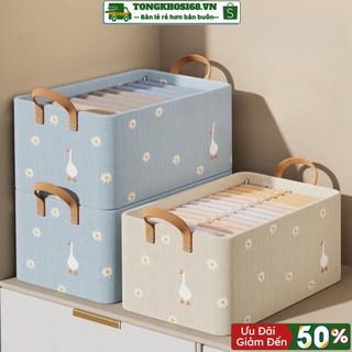 ❣ FREESHIP ❣  Hộp Đựng Quần Áo Khung Thép - Gấp gọn tiện lợi, bảo quản quần áo bền đẹp