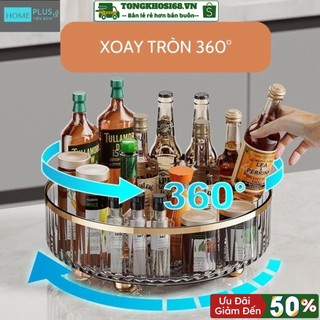 ❣ FREESHIP ❣ KHAY ĐỰNG ĐA NĂNG XOAY TRÒN 360 dùng đựng mỹ phẩm, gia vị nhà bếp, thẩm mỹ, độ bền cao.