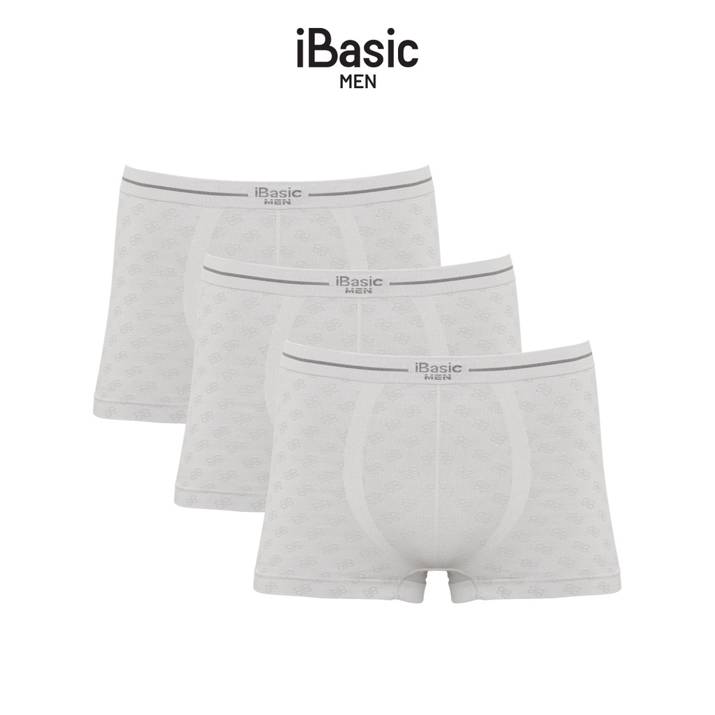 Combo 3 quần lót nam không đường may Trunk Seamless iBasic PANM095