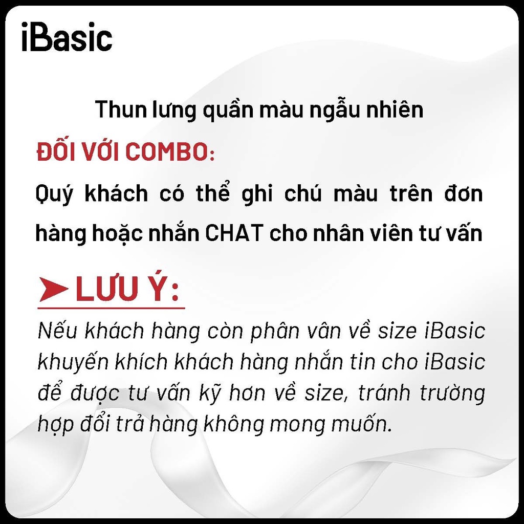 Combo 5 quần lót nữ thun iBasic PANW002