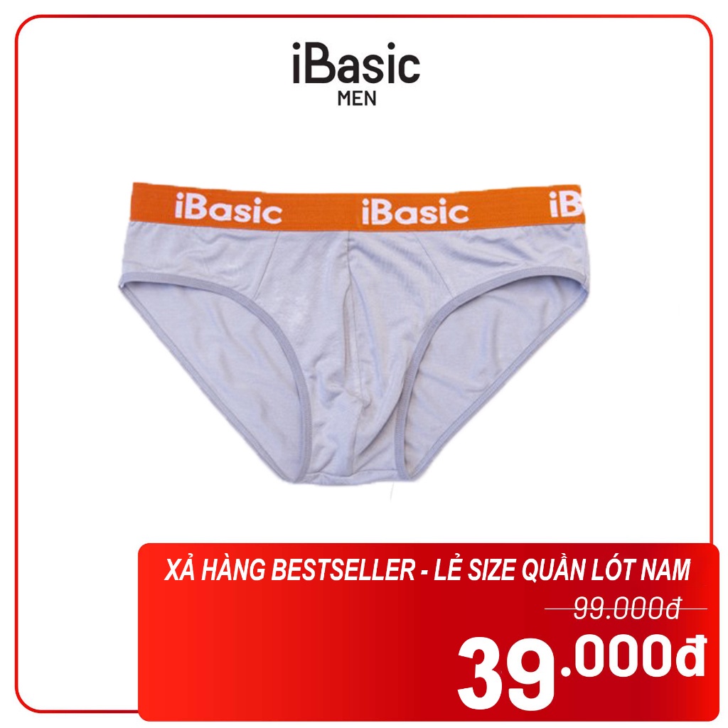 Xả hàng bestseller - lẻ size combo 3 quần lót nam thun lạnh iBasic