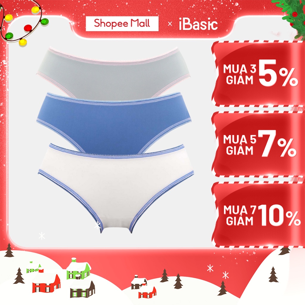 Combo 3 quần lót nữ thun lạnh iBasic V199-3