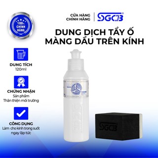 Dung dịch tẩy ố màng dầu trên kính sgcb