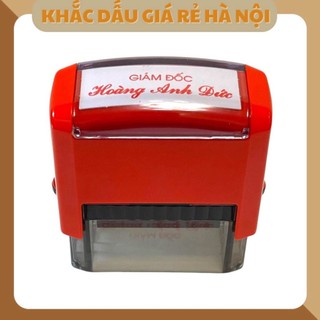 Hỏa tốc khắc con dấu, dấu mộc chức vụ kèm tên theo đòi hỏi kích thước màu mực đỏ rõ nét, thon thả tiện lợi ho