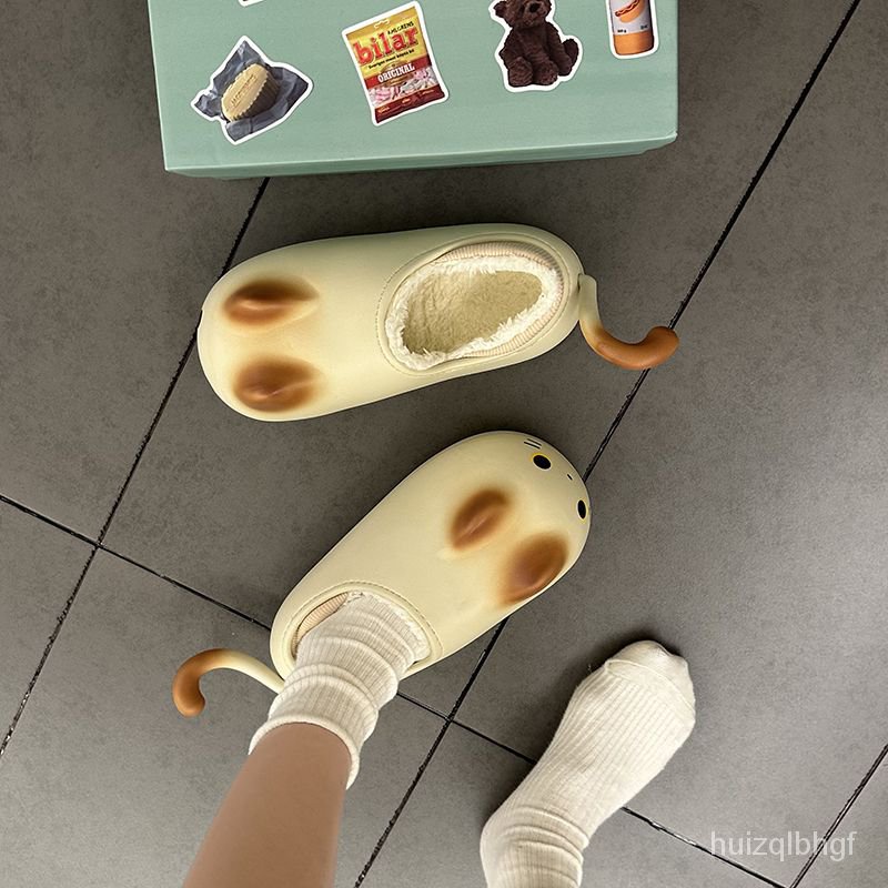 GiàyĐi Mưa Dễ Thương Chống Bẩn Thời Trang Dép Chuột Giày Bông Giữ Ấm Đế Dày Cho Gia Đình Gót Túi ThuĐông ĐiBênNgoàiChoNữ