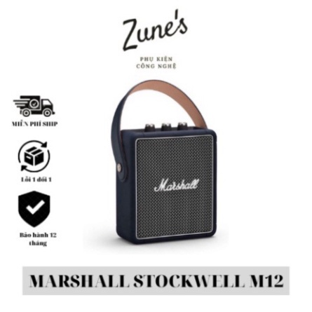 Loa bluetoooth Marshall Stockwell II cao cấp, loa không dây Marshall M12 âm thanh đỉnh pin trâu - BH 12 tháng.