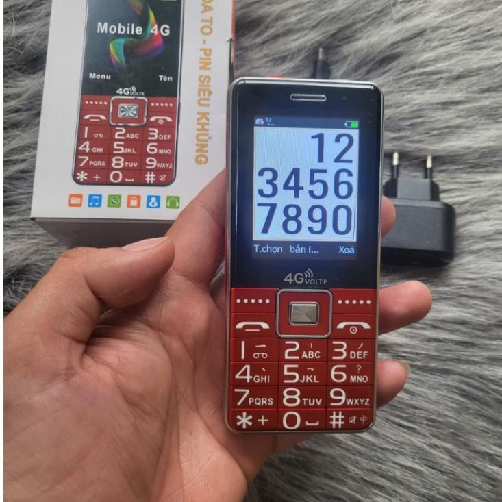 Điện thoại người già, cao tuổi G600 sóng chuẩn 4G 100% ko ảo. 2sim chính hãng - BẢO HÀNH 12 THÁNG