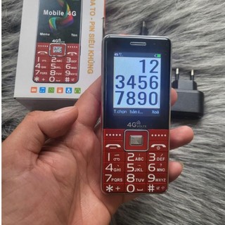 Điện thoại người già, cao tuổi g600 sóng chuẩn 4g 100% ko ảo. 2sim chính hãng - bảo hành 12 tháng
