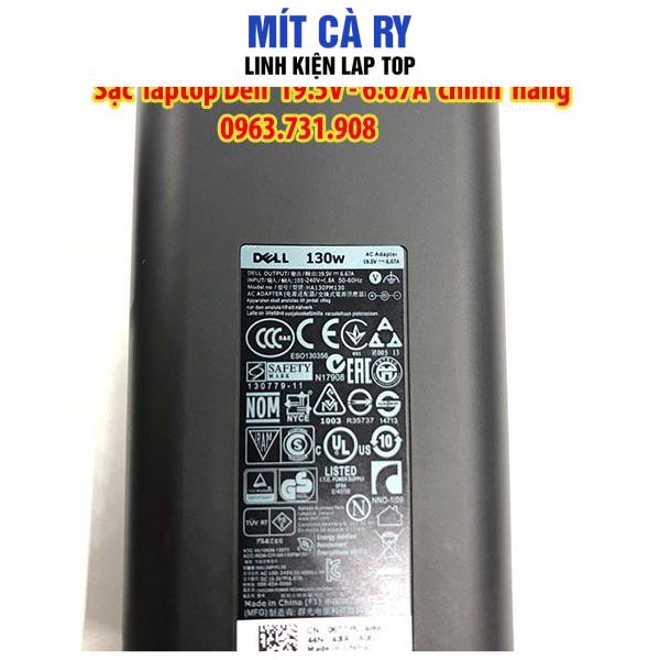 SẠC Laptop DELL 130W kim nhỏ 4.5mm M3800 XPS15 9530 9550 9560 Precision 5530 19.5V 6.67A 130W