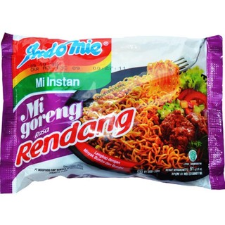 Mì indomie màu tím vị bò cay, có sẵn mì goreng mì indo bò cay mì indomie tím bò cay