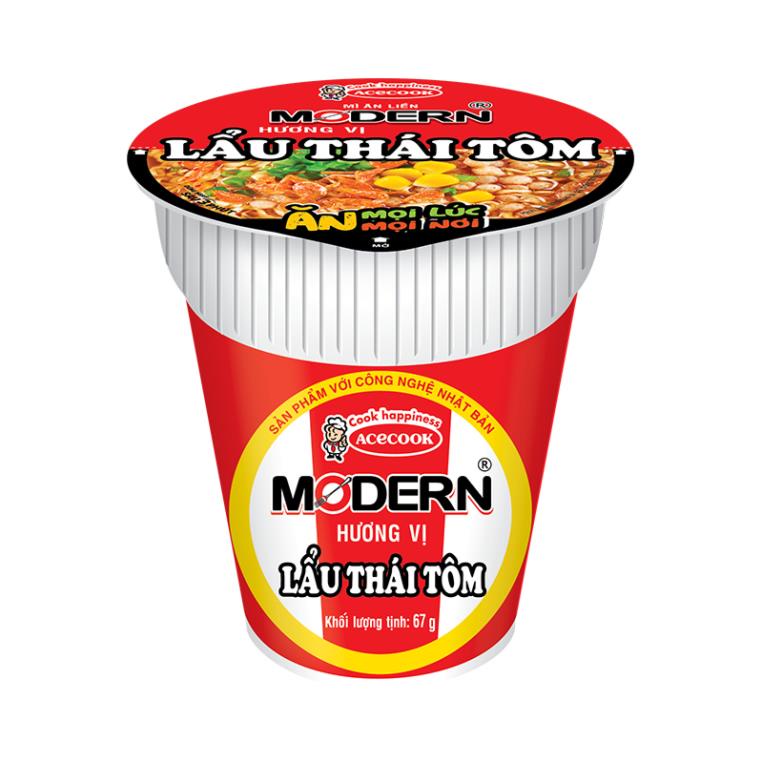 [Q.3] 1 LY MÌ LY MODERN MÌ LY LẨU THÁI MODERN MÌ LẨU THÁI TÔM 67G