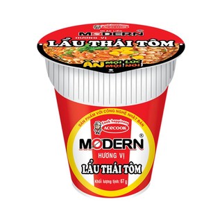 1 ly mì ly modern mì ly lẩu thái modern mì lẩu thái tôm 67g