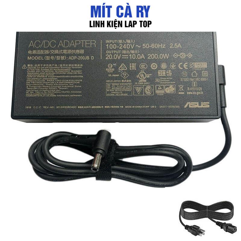 Bộ Sạc Asus 20v 10a TUF Gaming A15 2021 F15 2021 F17 2021 ROG TUF506HM10A - 200W 6.0 * 3.7 mmTUF706HM 20V