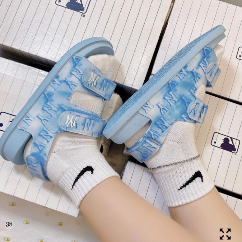Giày MLB Sandal Nữ Quai Hậu, Dép Sandal MLB Hàng Đẹp Full Box Bill