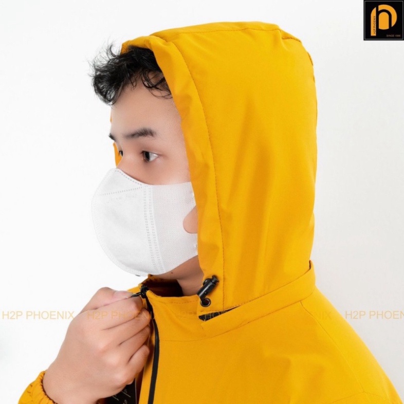 Áo Khoác Gió Nam Nữ Lót Lông Cừu Siêu Ấm,Chống Gió Chống Mưa Nhẹ  Bên Trong Phủ Nano Bạc Cao Cấp - H