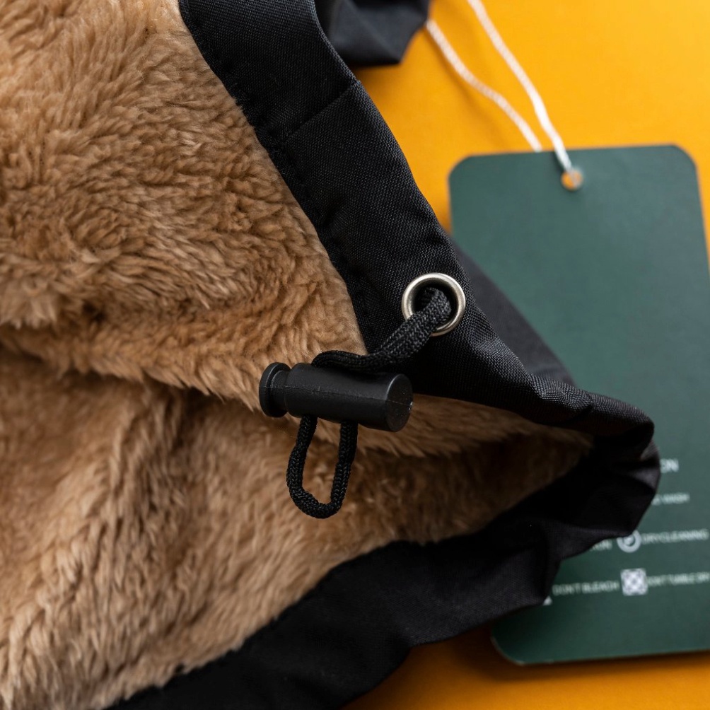 Áo khoác gió nam nữ lót lông , màu nâu ấm áp mùa đông vải tráng bạc chống nước - Hàng mới về