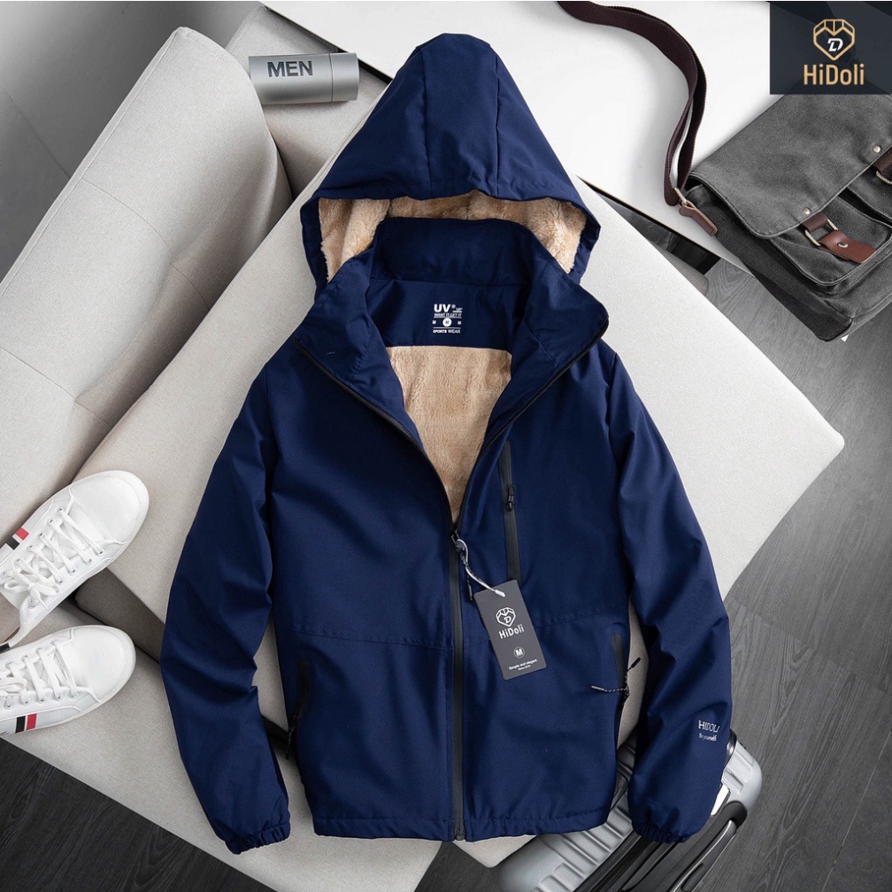 Áo gió tráng bạc lót lông cừu nâu siêu chống nước chống gió bất chấp rét đại hàn, hàng cao cấp - Hàng mới về