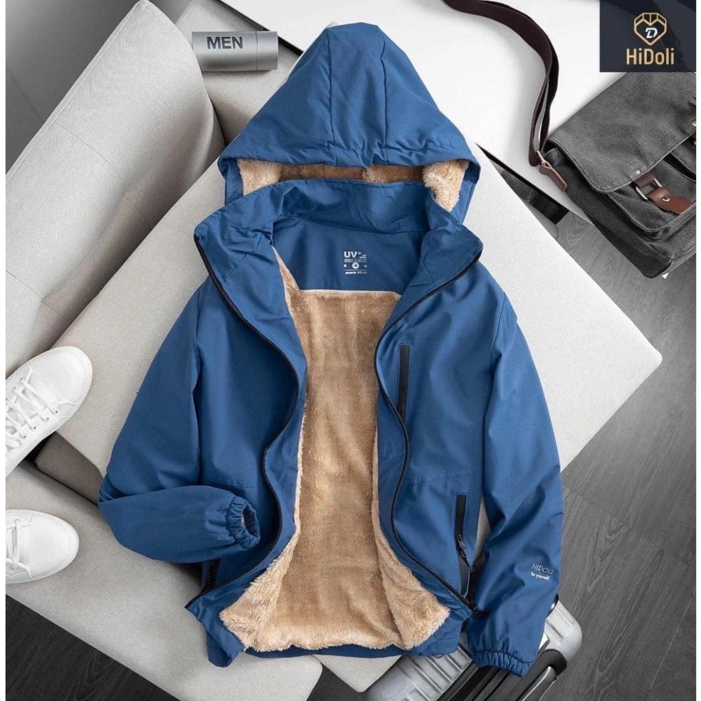 Áo gió tráng bạc lót lông cừu nâu siêu chống nước chống gió bất chấp rét đại hàn, hàng cao cấp - Hàng mới về