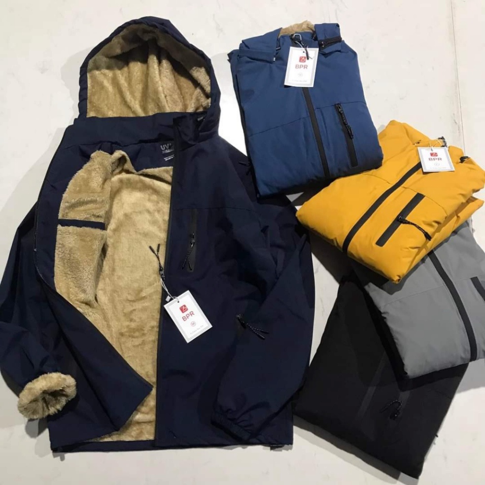 Áo gió lót LÔNG CỪU nam nữ, áo khoác gió nam nữ lót lông cừu siêu ấm XUẤT XỊN chống nước, chống gió siêu ấm hàng loại 1