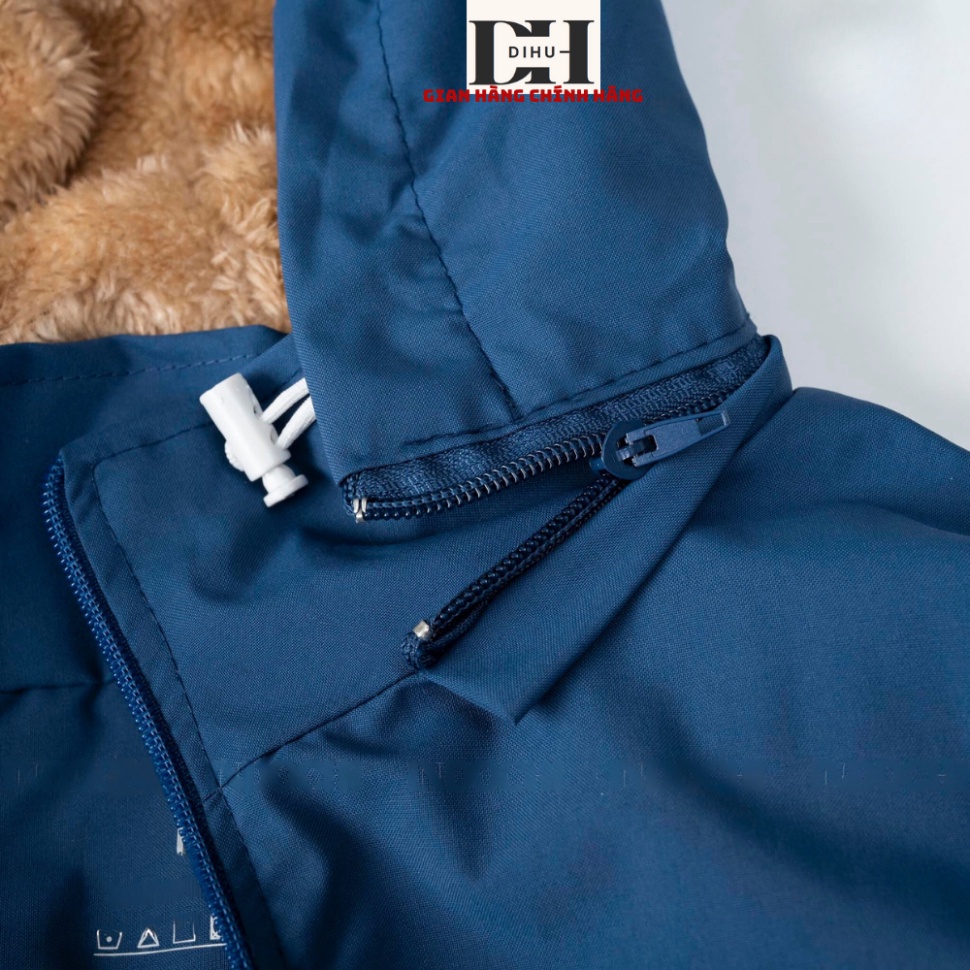 Áo khoác cho bé trai bé gái lót lông DIHU, áo khoác gió dù lót bông trẻ em mùa đông ấm áp chống nước - Hàng mới về