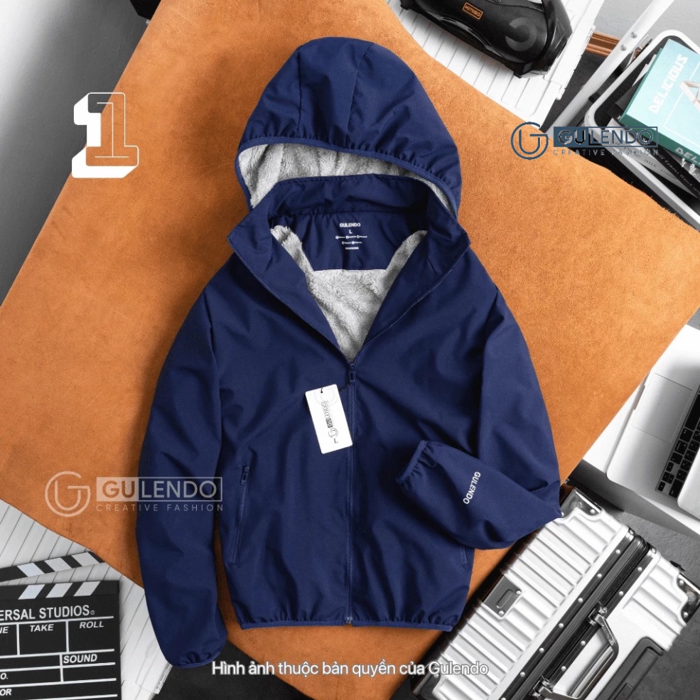 Áo khoác gió lót lông cừu chống nước, chống gió hàng VNXK Gulendo - Hàng mới về