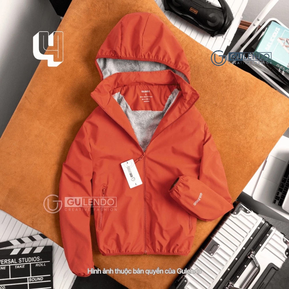 Áo khoác gió lót lông cừu chống nước, chống gió hàng VNXK Gulendo - Hàng mới về